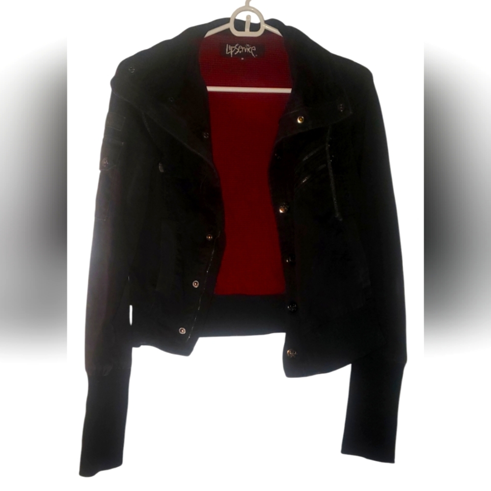 Lip Service Bomber Jacket Size S